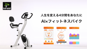 AI×フィットネスバイク、23,840円。フィットネスと食事を徹底管理！