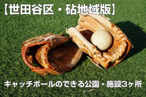 【キャッチボールのできる公園】 世田谷区・砧地域のキャッチボールのできる公園3ヶ所まとめ