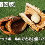 【キャッチボールのできる公園】 新宿区のキャッチボールのできる公園12ヶ所まとめ